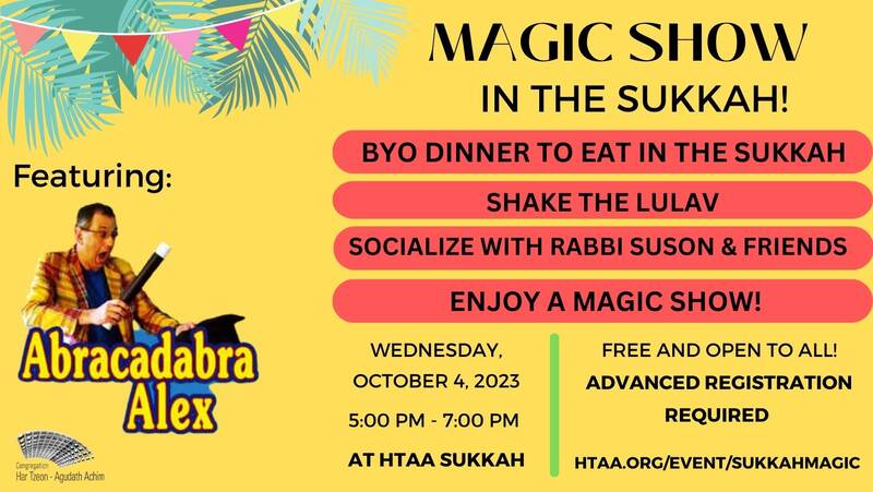 Banner Image for MAGIC IN THE SUKKAH!
